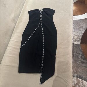 Bec + Bridge Black Dress with Metallic Details authentic